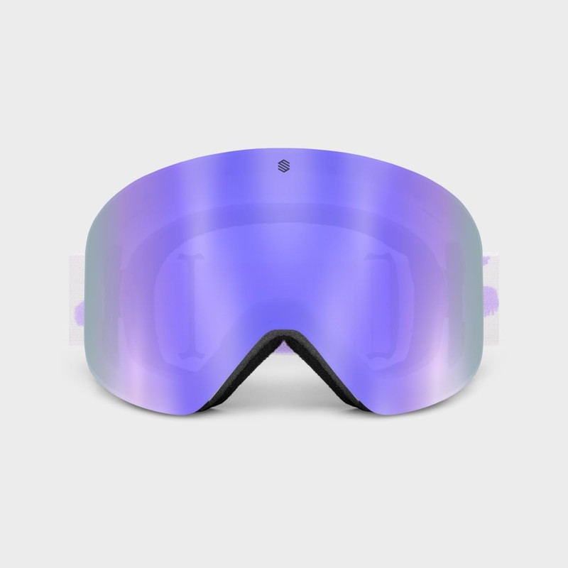 SIROKO - GX Truffles Kids Snowboard and Ski Goggles Purple