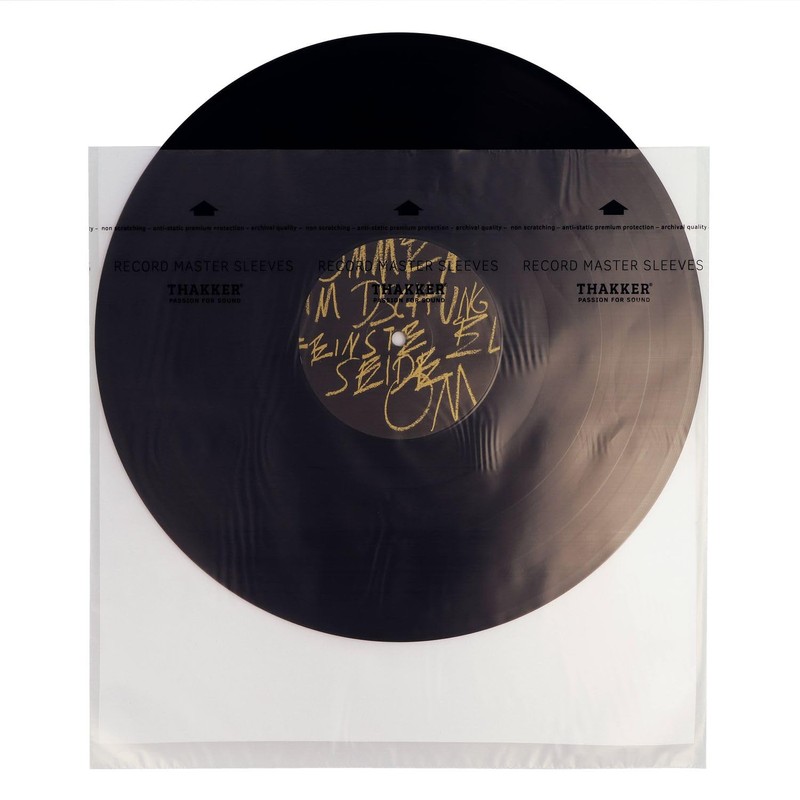 THAKKER Record Master Sleeves - 50 Anti-Static Inner Sleeves |