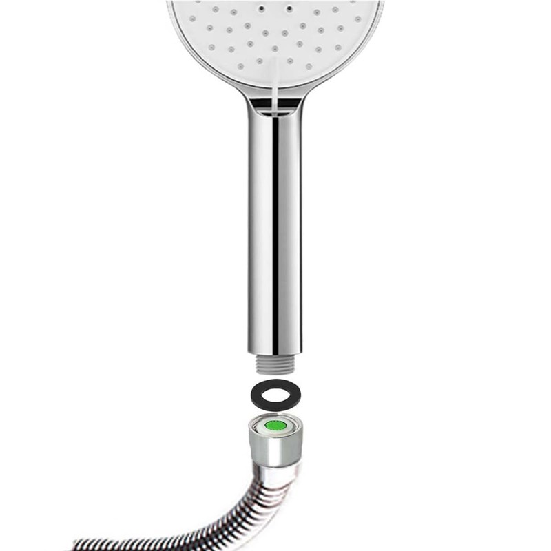 VOANZOShower Flow Restrictor G1/2 Adapter Tap with 6 Current Limiting