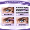 Kit de Extensiones de Pestañas B&Qaugen 3D con Curvatura D