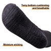 YUEDGE Men's Socks, Sports, Thick, Work, Golf, Training, Crew Length,