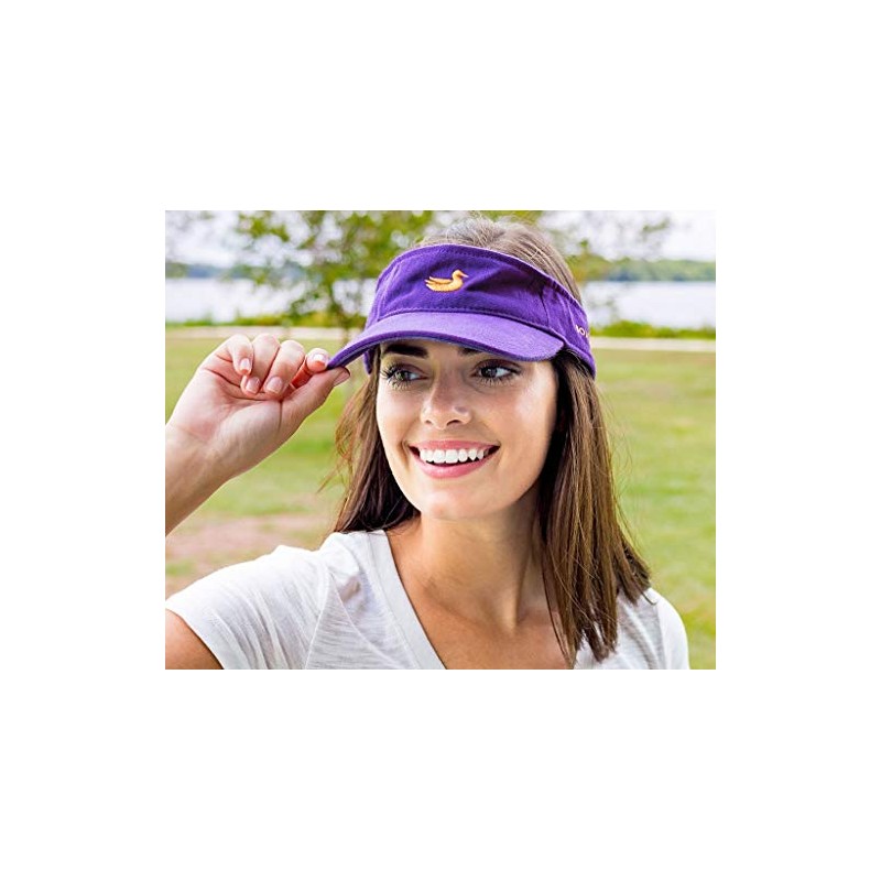 Visor en color morado con amarillo pato por sur Marsh,