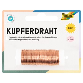 Folia 79244 Copper Wire 0.3 mm x 80 m