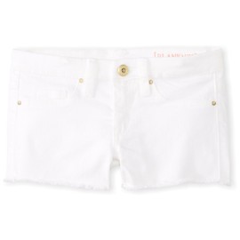 [BLANKNYC] Girls 7-16 Cutt Off Shorts, White Lines, 8