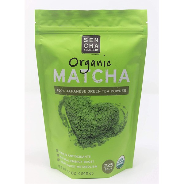 Everyday Matcha 100% Japanese Green Tea Powder, Sen Cha naturals,One bag, 1 LB
