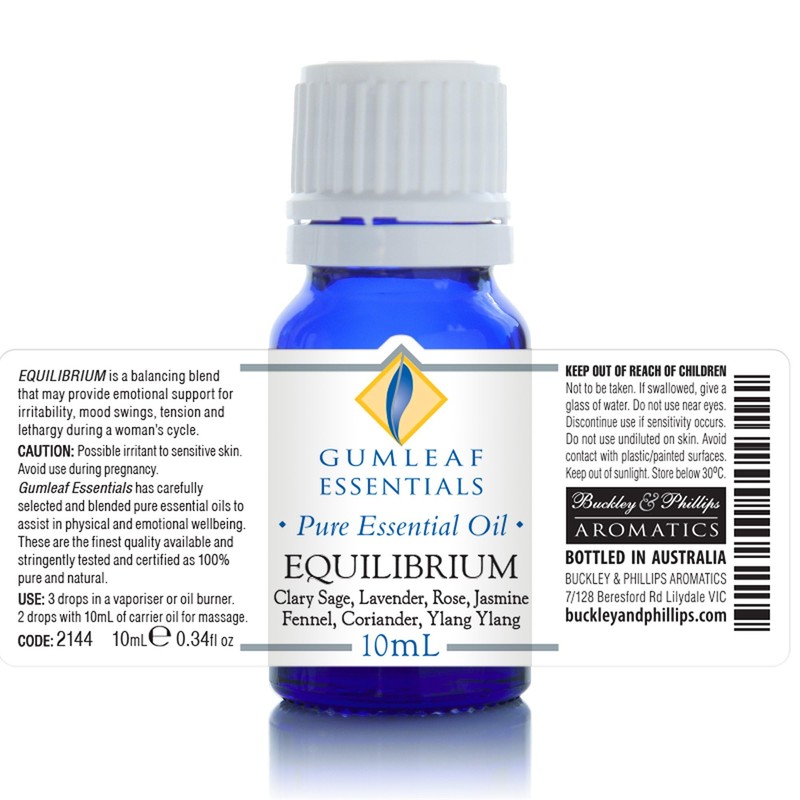 Gumleaf Essentials Gumleaf Essentials Equilibrium Essential Oil Blend - 10ml,