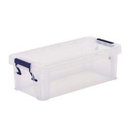 BANKERS BOX Storage Box 1.3L (10 Pack) - BPA-Free, Stackable Plastic Organizer with Clip-Lock Lid, Impact-Resistant & Fully Recyclable for Home & Office Supplies