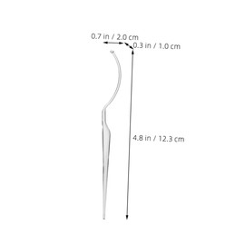 FRCOLOR 6Pcs Eyelash Display Stick Transparent Eyelash Holder for Makeup Artists Lightweight Reusable Displaying Tool for Cosmetics Stores and Home Use