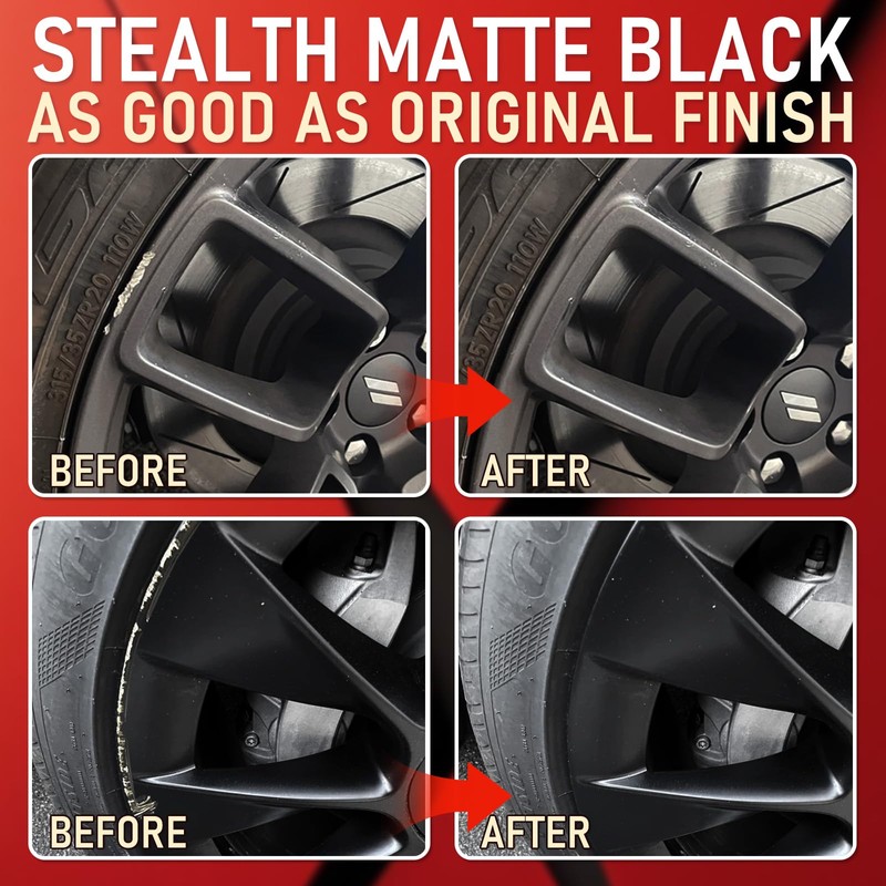 SMAPHY Wheel Scratch Repair Kit, Wheel Repair Kit Curb Rash,