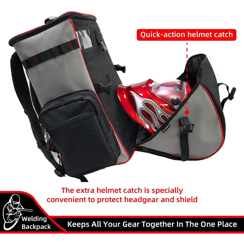 MELOTOUGH Welding Tool Backpack for Tools and Helmet Extreme Gear
