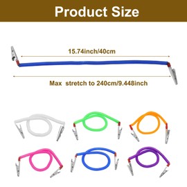 Waziaqoc 6PS Dental Napkin Clips, Mixed Color Bib Holder Clip Silicone Colorful Dentist Clip Napkin Holder