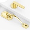 YYTDZSW Front Door Handle, Gold Door Handles Exterior, Polished Brass