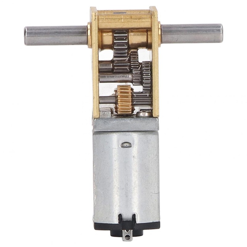 Turbo Worm Geared Motor Micro Brushed DC3V 13RPM 2 Shaft