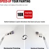 Multi Angle Paint Brush Extender V2, Long Handle Paint Brush,