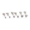 Yoursfs Women's Earrings, 3 Pair Set, Simple, 925 Silver, Popular