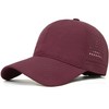 FLOBBS Unisex Baseball Cap Quick Drying Outdoor Baseball Cap, 06-Burgundy