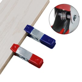 20 Pcs 2 Inches Small Spring Clamps Metal Spring Clips Jaw Opening Clamps Heavy Duty Spring Clamps with Rubber Tips for Woodworking