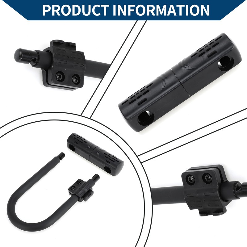 Hihaha Bicycle Lock with Lock Frame for Mountain Bike Road
