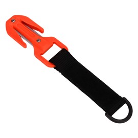 Scuba Belt Cutter Sharp Sheet Durable Rescue Diver Safety Cable Cutter Diving (Orange)