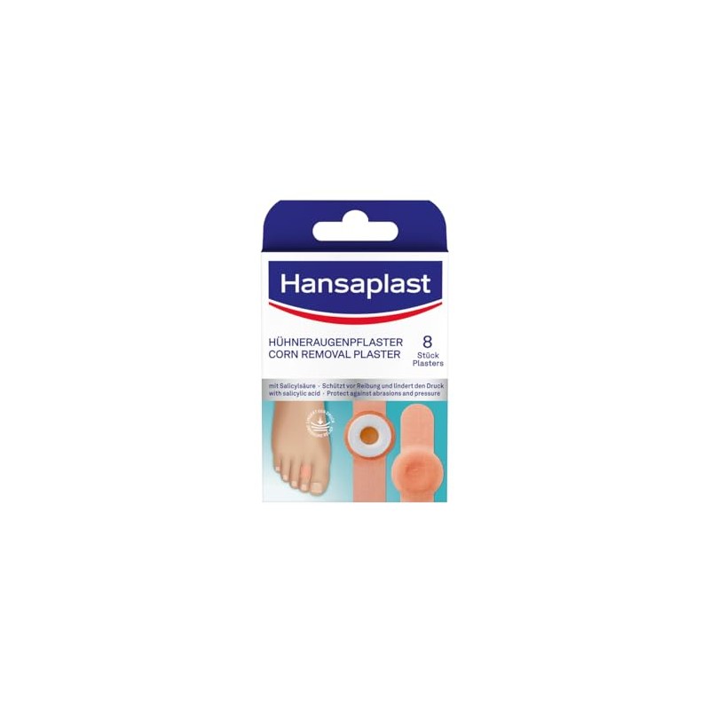 Hansaplast Corn Plasters (1 x 8 Pieces) Salicylic Acid Corn