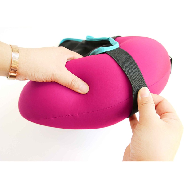 Set on a Travel Neck Pillow, No Showing Your Sleeping
