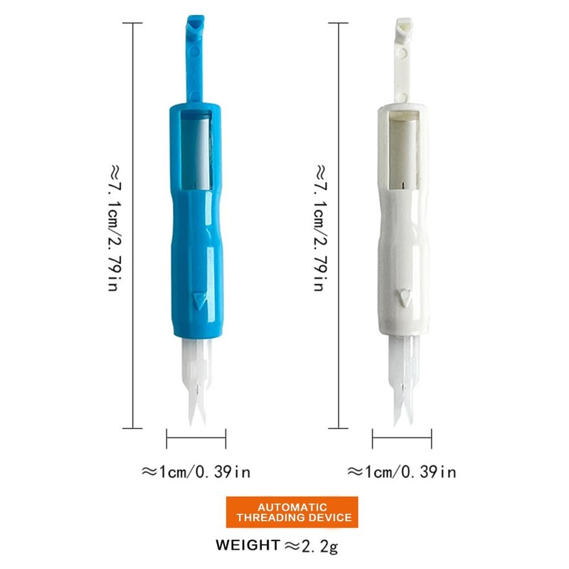 Visxcnu Pack of 2 Threading Aid, Needle Threader, Plastic Sewing