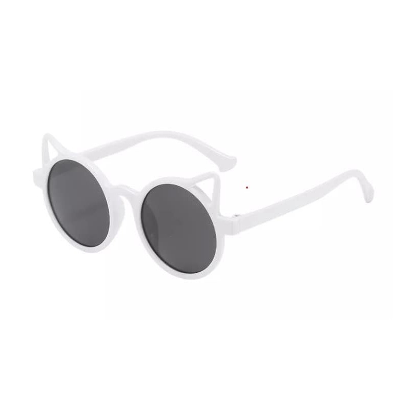 BlinkRite Trendy Round-Shaped LIttle Devil Cat Ear Sunglasses for Girls
