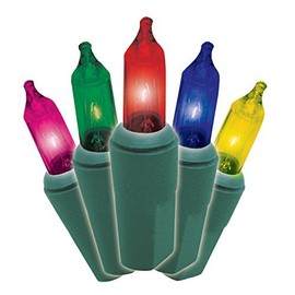 Brite Star 150 Count 8-Function Chasing Light Set - Outdoor String Lights with Twinkling, Flashing, and Steady On Modes - Ideal for Christmas Tree and Outdoor Christmas Decorations, Multi