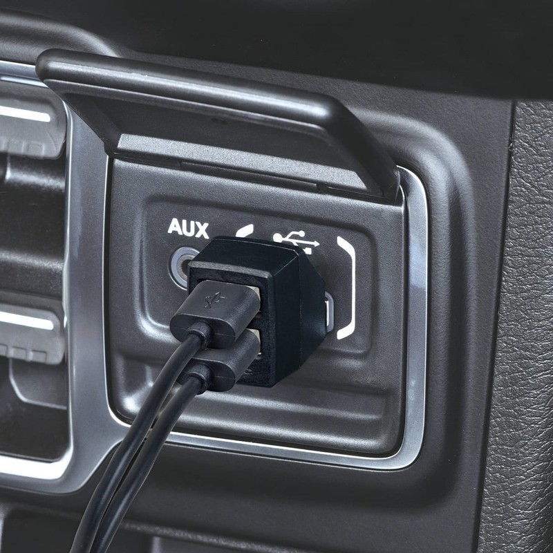 SEIWA F321 Car Accessories USB Connector 2 Outputs 3A Automatic
