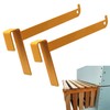 2 Pcs Bee Frame Holders, Painted Beekeeping Frame Support Bracket,