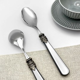 (EME) Napoleon Dessert Spoon 1p (Grey) / (EME)나폴레옹 디저트 스푼1p(그레이)