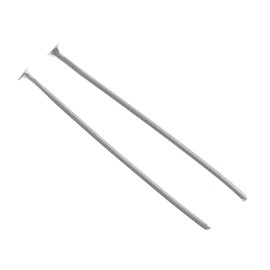 John Bead 100pcs Stainless Steel Head Pins 20mm 100pcs - Jewelry Findings Kit for DIY Jewelry Making Supplies Findings
