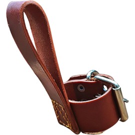 Leather Axe Holster with Belt Loop for Tomahawk Hatchet Tool Hammer Holster Adjustalbe Buckle Axe Holder