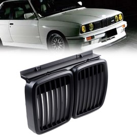 amopacorp Left and Right Front Hood Kidney Grille Compatible with 1982-1994 E30 325i 325is 325iX 325 325e 325es 318i 320i M3
