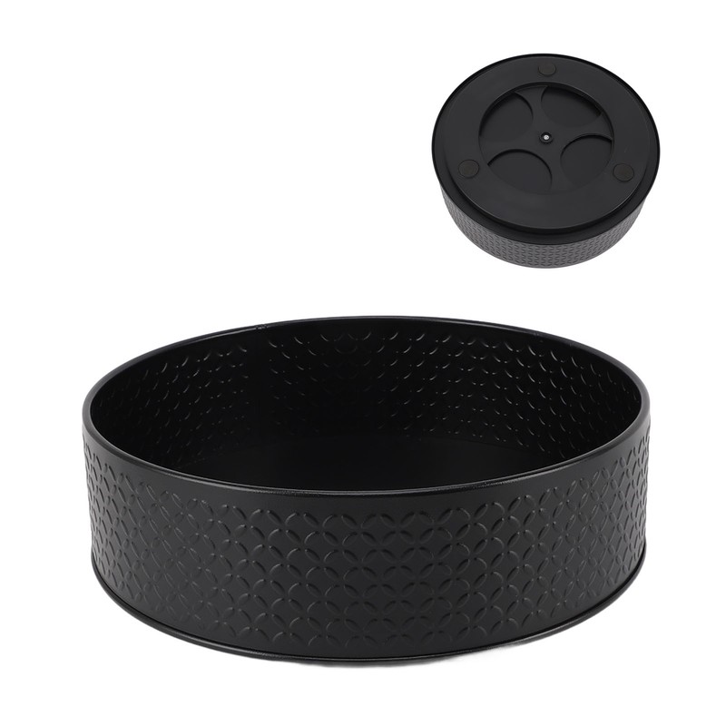 Turntable Spice Rack 360 Degree Rotatable Large Capacity Multifunctional Carbon