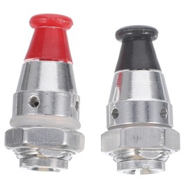 HOMSFOU 2 x Pressure Cooker Safety Valve High Pressure Cooker Safety Valve Aluminium Alloy Cooking Pot Accessories Relief Valves for Pressure Cookers Kitchen Appliances Replacement Jigger Valve