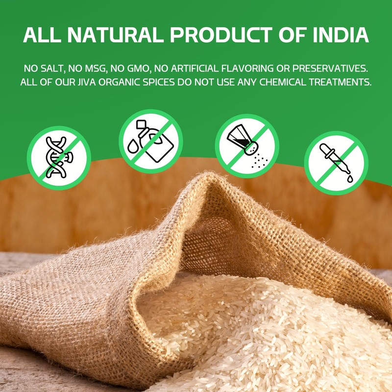 Organic Basmati Rice 10 LB Bag - Pure, Long, Premium