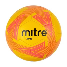 Mitre Impel L30P Football, Highly Durable, Shape Retention, Yellow/Orange, 5