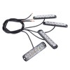4pcs Side Marker Light Aluminum 12V to 24V 18 Lighting