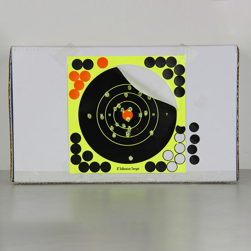 50PCS Self Adhesive Shotboard 8 inch Shooting Board Shooting Practice