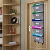 VERONLY Hanging Wall File Folder Organiser - Over Door Storage