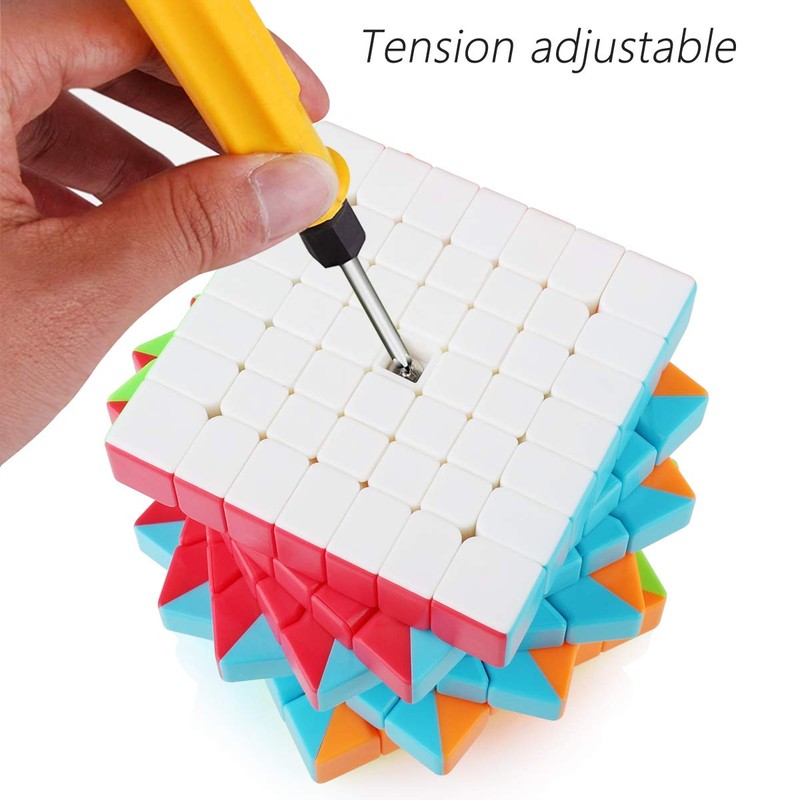 7x7 7x7x7 Magic Cube,Speed Cube 7x7,Easy Turning 3D Puzzle Cube