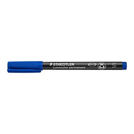 STAEDTLER 313-3 Lumocolor - Bolígrafos universales permanentes superfinos - azul, paquete de 10 (313-3 VE)