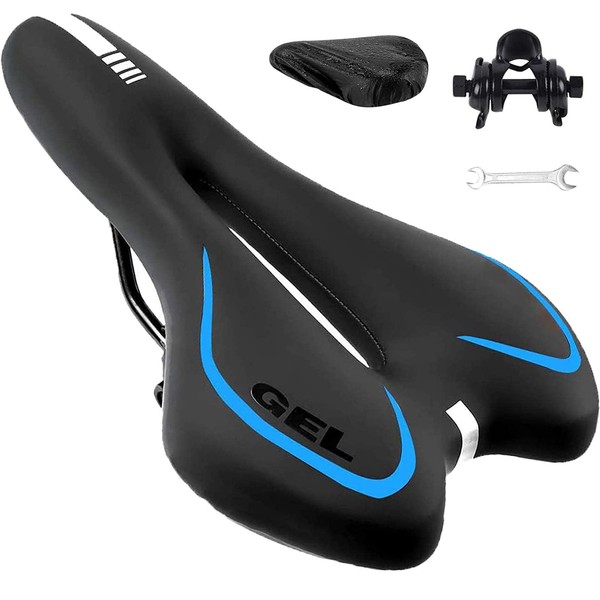 ZONSUSE Bike Seat,Gel Bicycle Saddle Comfortable Soft Breathable Cycling Bicycle