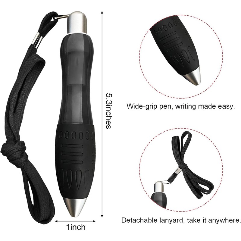 14pcs Big Fat Pens Aids Writing For Tremor, Arthritis, Parkinson,