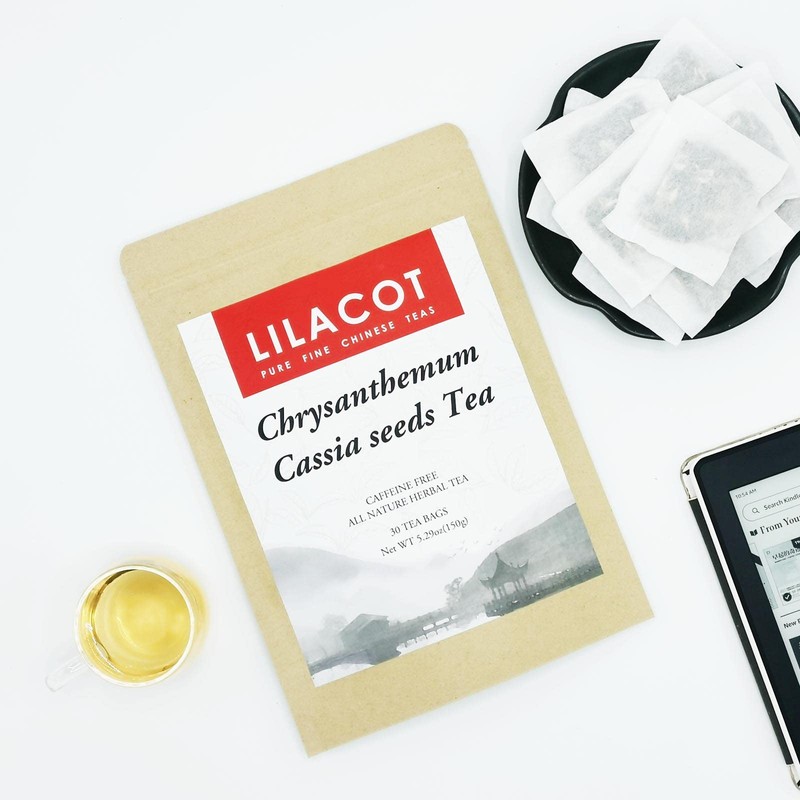 LILACOT Chrysanthemum Cassia Seeds Tea Bags Natural Liver Detox Tea