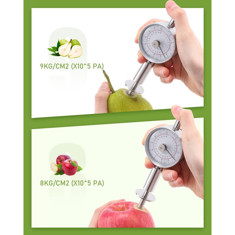NEWTRY GY-3 Fruit Firmness Penetrometer Sclerometer Fruit Hardness Tester for