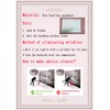 CapiSco 10X8FT Valentine's Day Backdrop Vinyl Photography Red Glitter Background