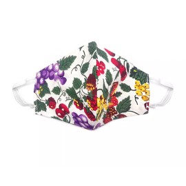Mia Jewel Shop Fabric Face Mask Cotton Reusable Washable Kid Teen Handmade in USA Multi Fruits