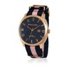 Devota & Lomba Unisex Japanese Movement Watch 50mm, multicoloured, Strap.